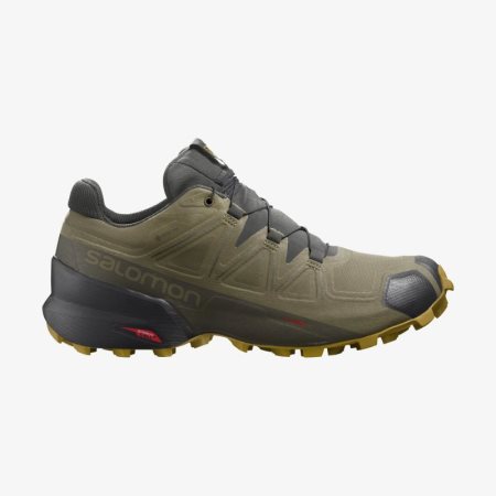 Salomon SPEEDCROSS 5 GORE-TEX Mens Trail Running Shoes Olive | Salomon South Africa